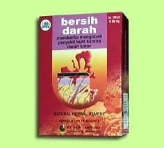 300 indonesian herb tablets bersih darah for blood impurities relief
