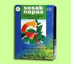 300 indonesian herb tablets sesak napas for asthma relief