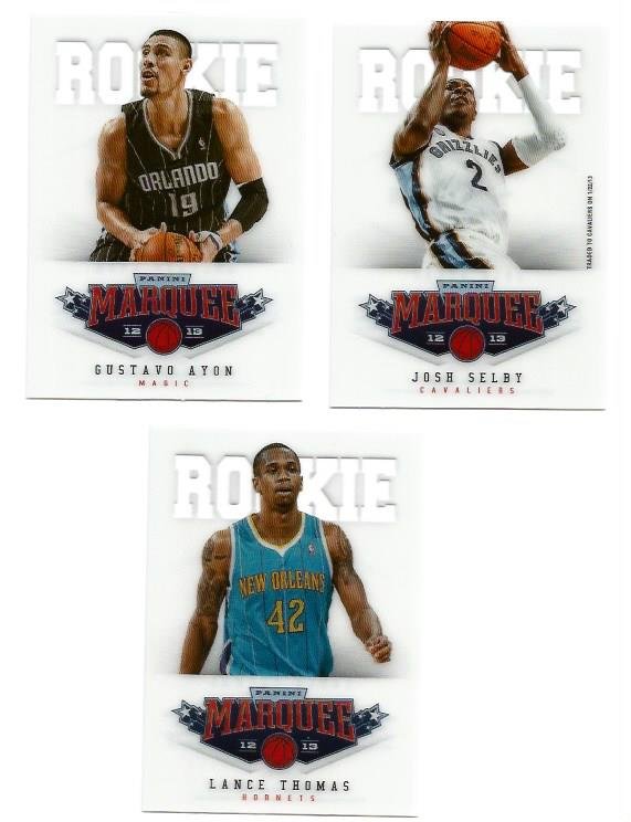 (3)2012-13 PANINI MARQUEE ROOKIES #512 / 519 / 533 "FREE SHIPPING"