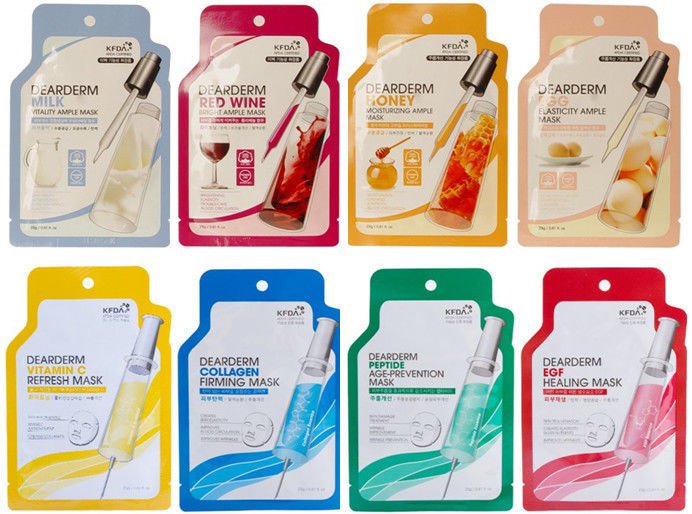 Dearderm Facial Treatment Mask - 8 different treatments - PACKAGE OF 3
