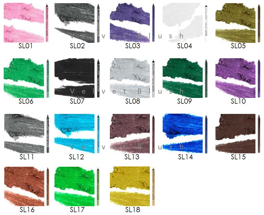 3 NYX Slide On Pencil (SL) - Choose Your Favorite 3 Colors - VelvetBlush