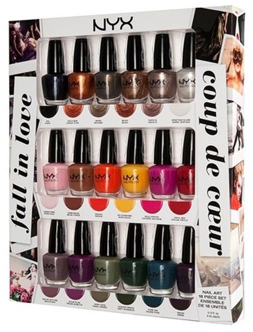 NYX Fall in Love Nail Art Collection - Nail Polish Set NPSET05 - VelvetBlush