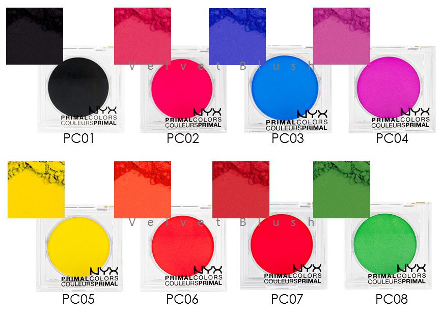 3 NYX Primal Colors - Face Powder - Choose Your Favorite 3 Color - VelvetBlush