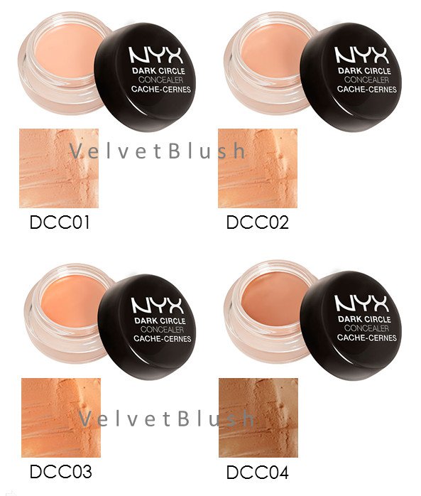 2 NYX Dark Circle Concealer Jar - Choose Your Favorite 2 Colors -VelvetBlush