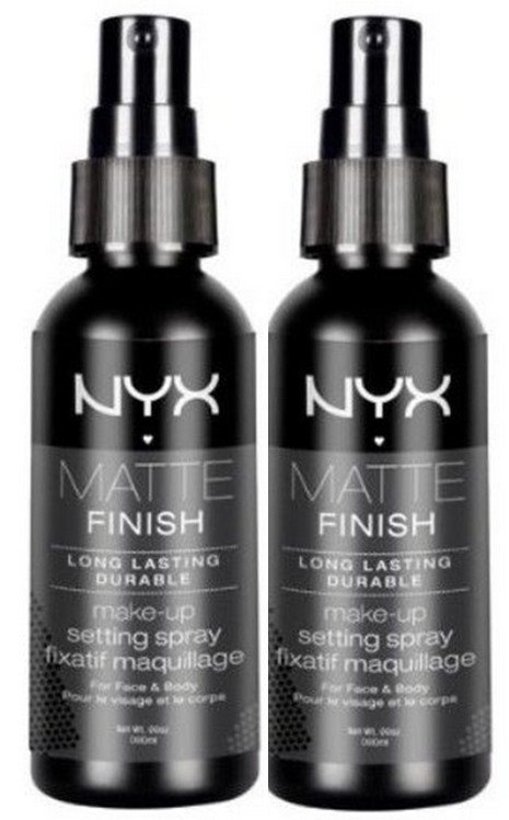 NYX Cosmetics Makeup Setting Spray Matte Finish MSS01 - Pack of 2