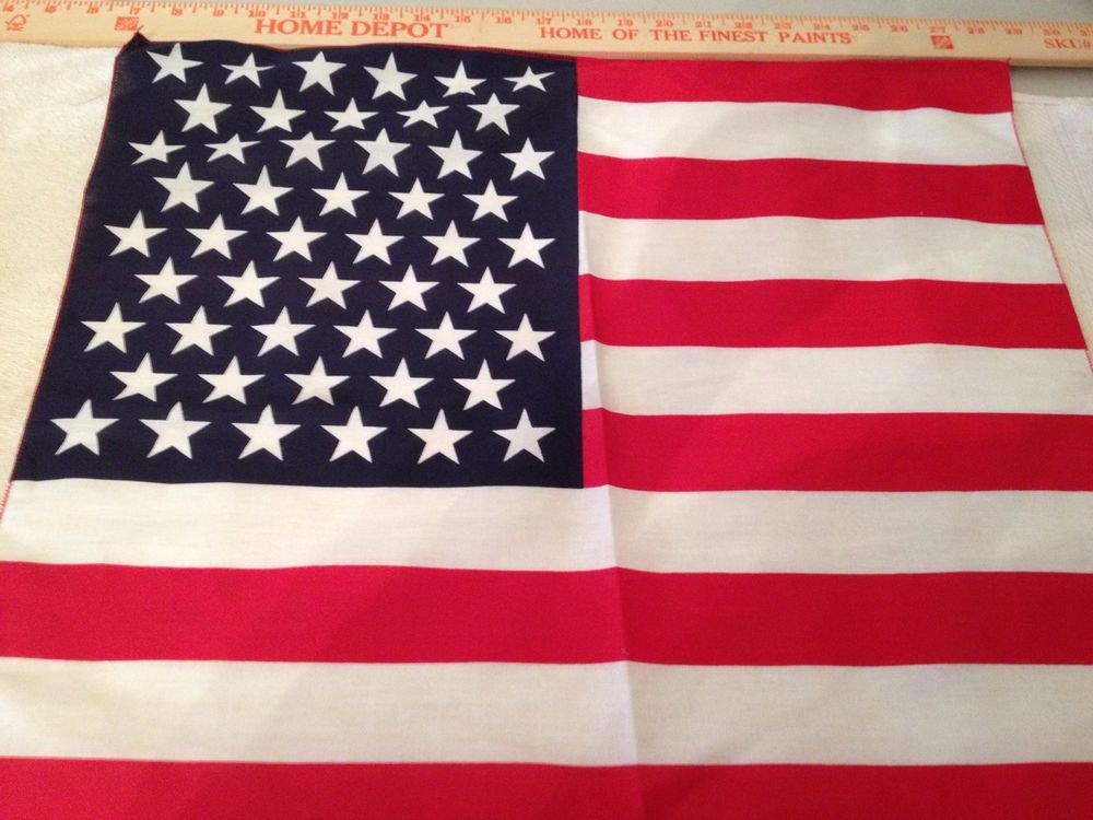 USA BANDANA AMERICA AMERICAN FLAG UNITED STATES 100% COTTON !!!