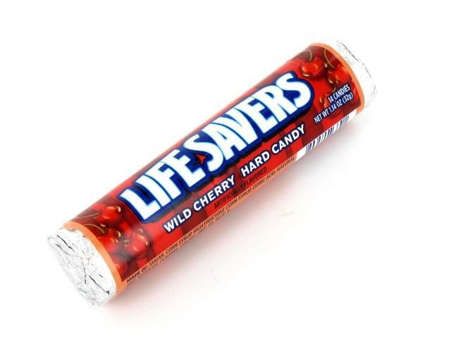 LIFESAVERS WILD CHERRY CANDY - TWO Boxes - 40 Rolls