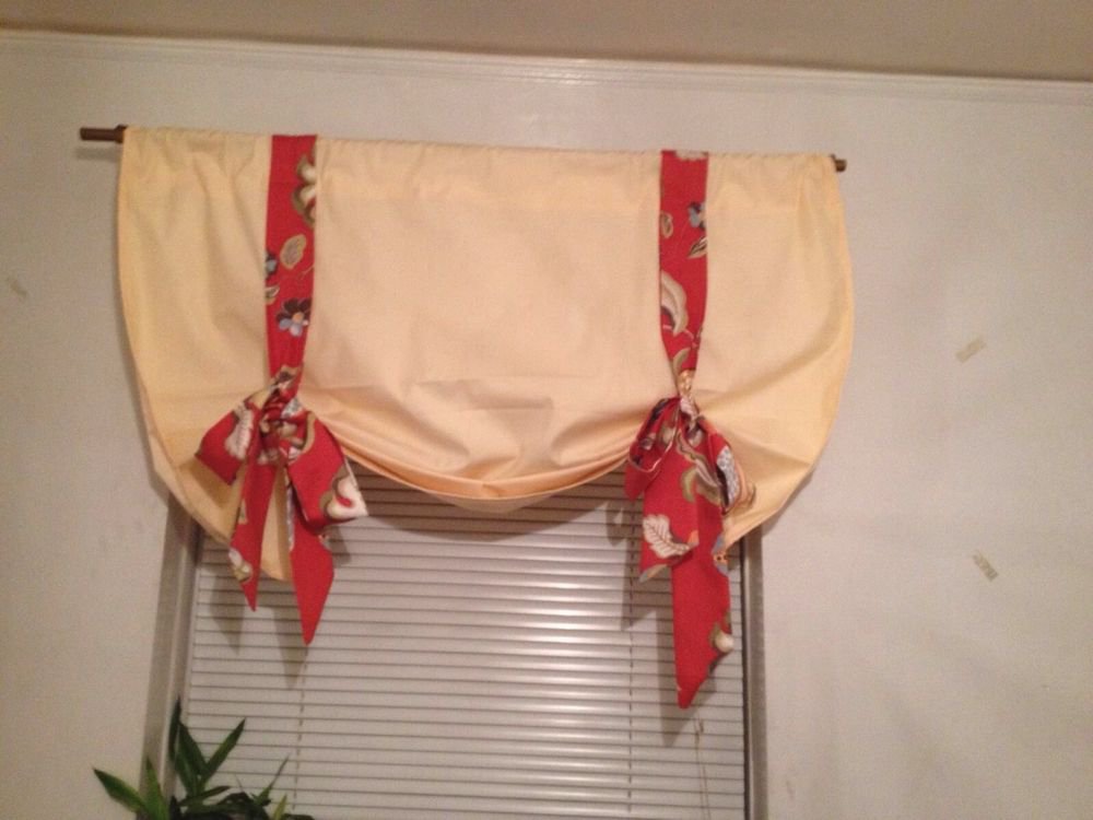 Handmade Tie Up Valance