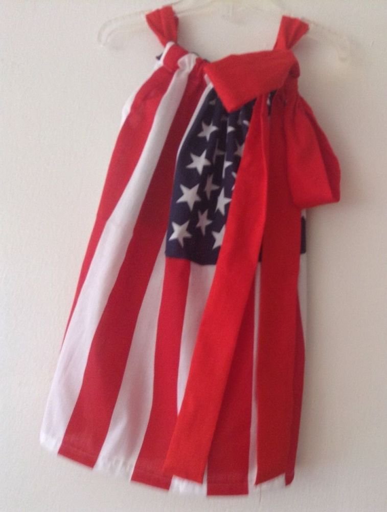 american flag pillowcase dress 4-5