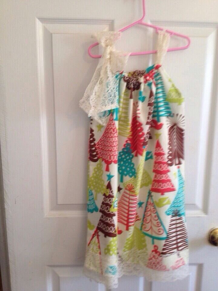 Tree Dress Pillow Case Dress Size 6-8