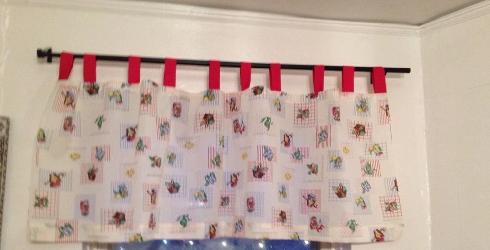 Kitchen Curtain Valance New Custom Made Tab Tops 60"