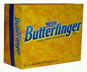 Nestle Butterfinger Peanut Butter Chocolate 24 1.9oz (53.8g) Bars Free Shipping