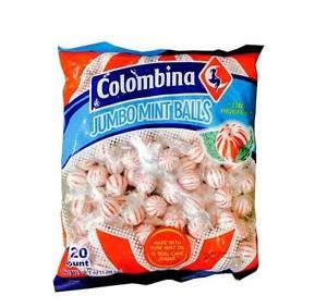 Colombina Jumbo Mint Balls 120 ct Mints Ball Peppermint Candy Candies Bulk Giant