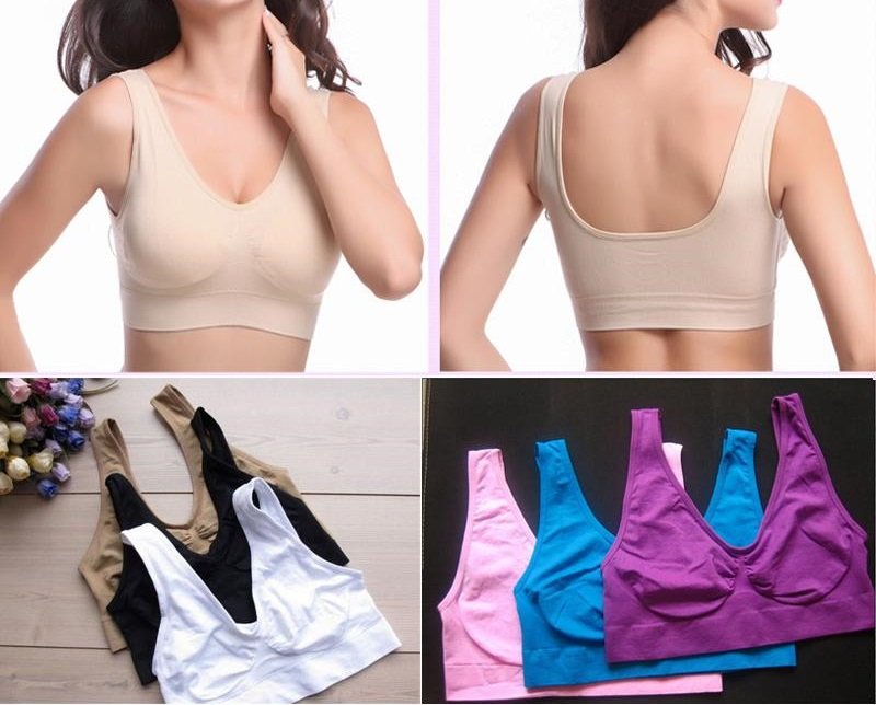 Lady Shear Seamless Leisure Yoga Vest Sports Bra Tops