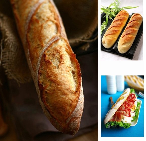 Non-stick French Bread Pan Mold Baguette Baking Mold