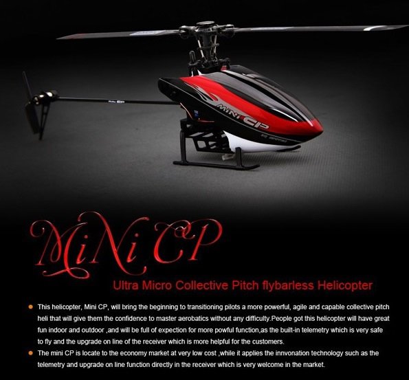 Mini CP 6CH RC Helicopter With Devo 7E 7CH Transmitter