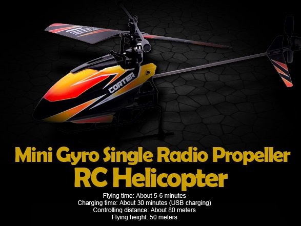 V911 2.4GHz 4CH Remote Control RC Helicopter with Gyro Mode 2