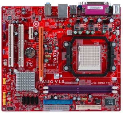 Pc Chips A15G, GF6100P, AM2+, V/A/L, DDR2 800, PCI-E