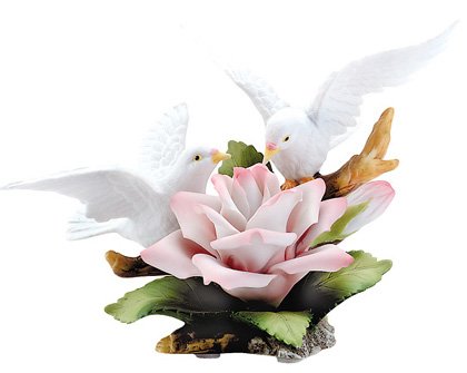 Doves on Rose