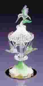 Colored Glass Hummingbirds Carousel