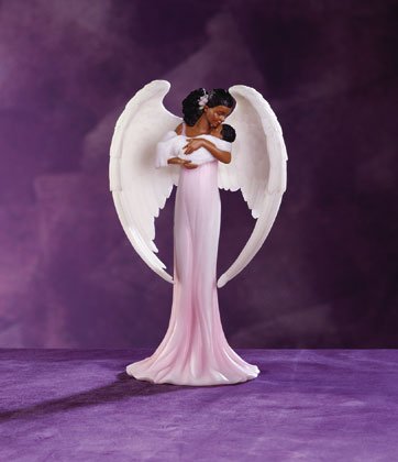 African American Angel and Baby