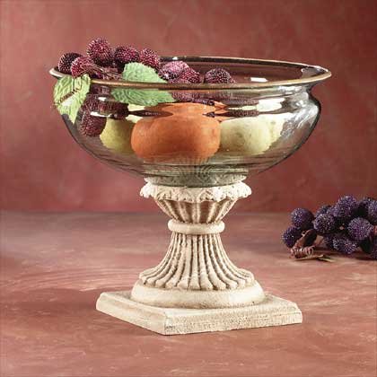 Glass Fruit Bowl