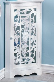 White Corner Cabinet