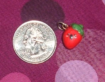 Handmade Strawberry Charm
