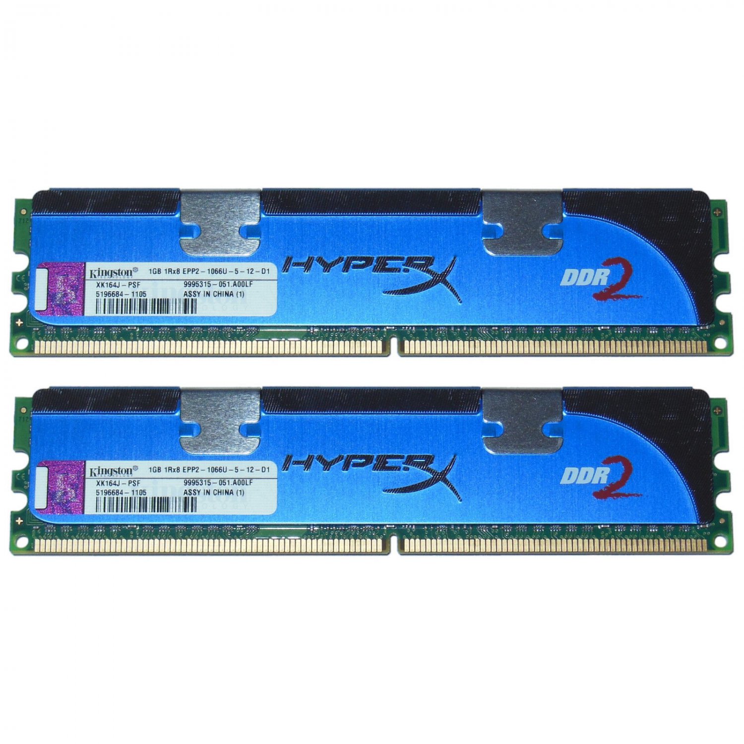 OEM Kingston HyperX XK164J-PSF 2GB (1x2) 1066Mhz DDR2 RAM PC2-8500U 240-Pin