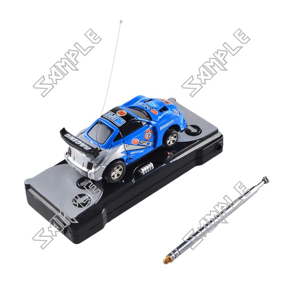 Remote controlled mini car (Blue/Silver)