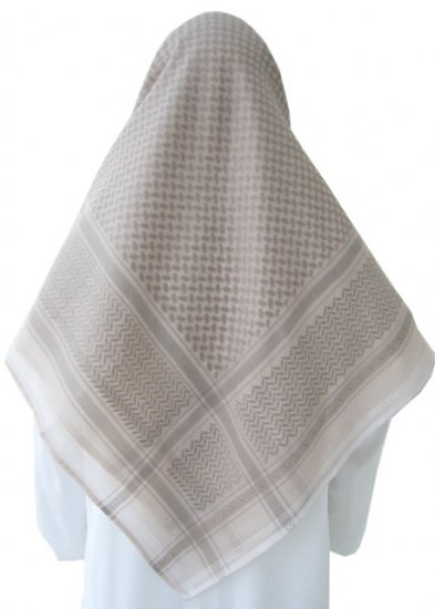 Mocha Shemagh / Kufiya / Kafiya / Arab Scarf