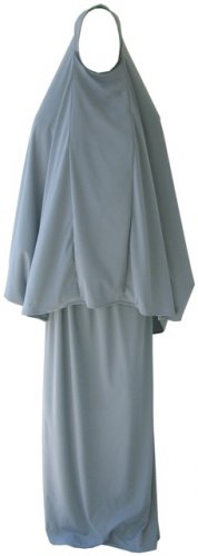 Grey Hijab & Skirt / Prayer Outfit / Abaya