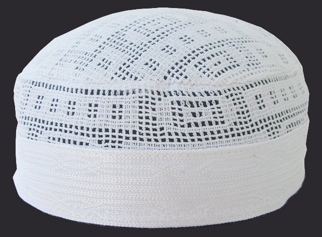 White Kufi / Taqiya Cube Design