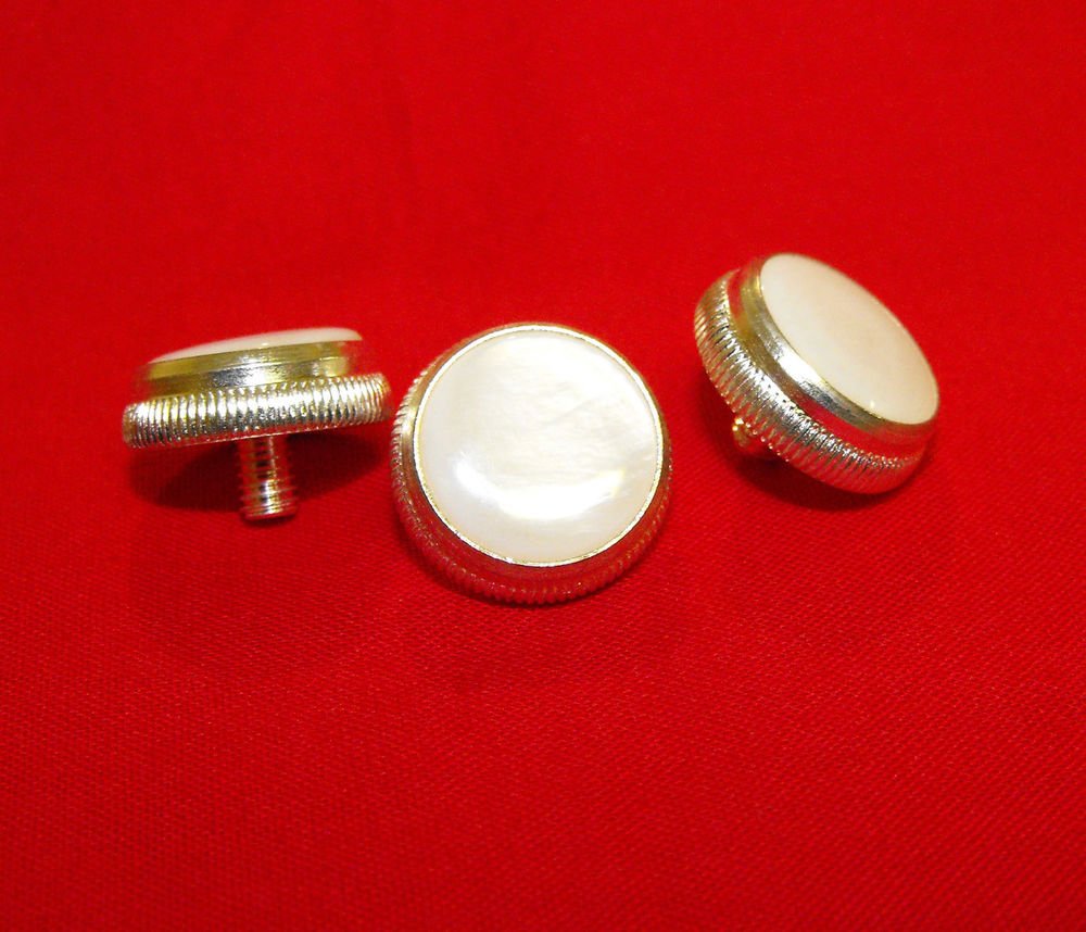 3 Bach Prelude TR710S TR711S Silver Plated Trumpet Finger Buttons