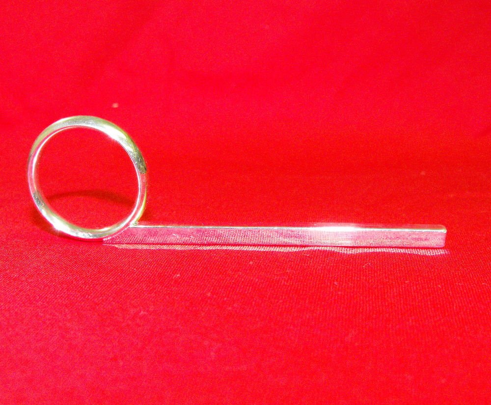 Silver Plated Trumpet 3rd Slide Finger Ring for Bach Prelude TR710S TR711S