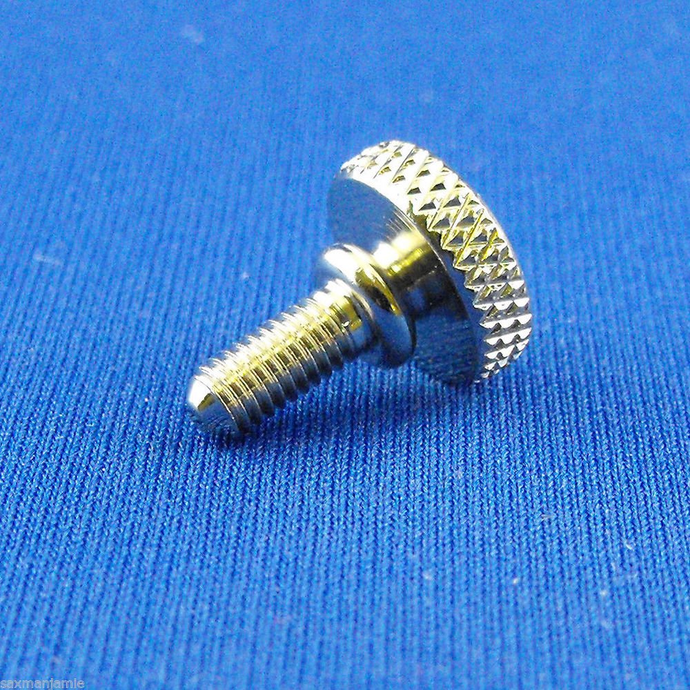 Universal Metric Saxophone Trumpet Cornet Tuba Lyre Screw - Nickel Finish -