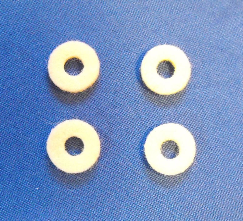 Jupiter Four Valve Stem Felts, Set of 4 - All Models