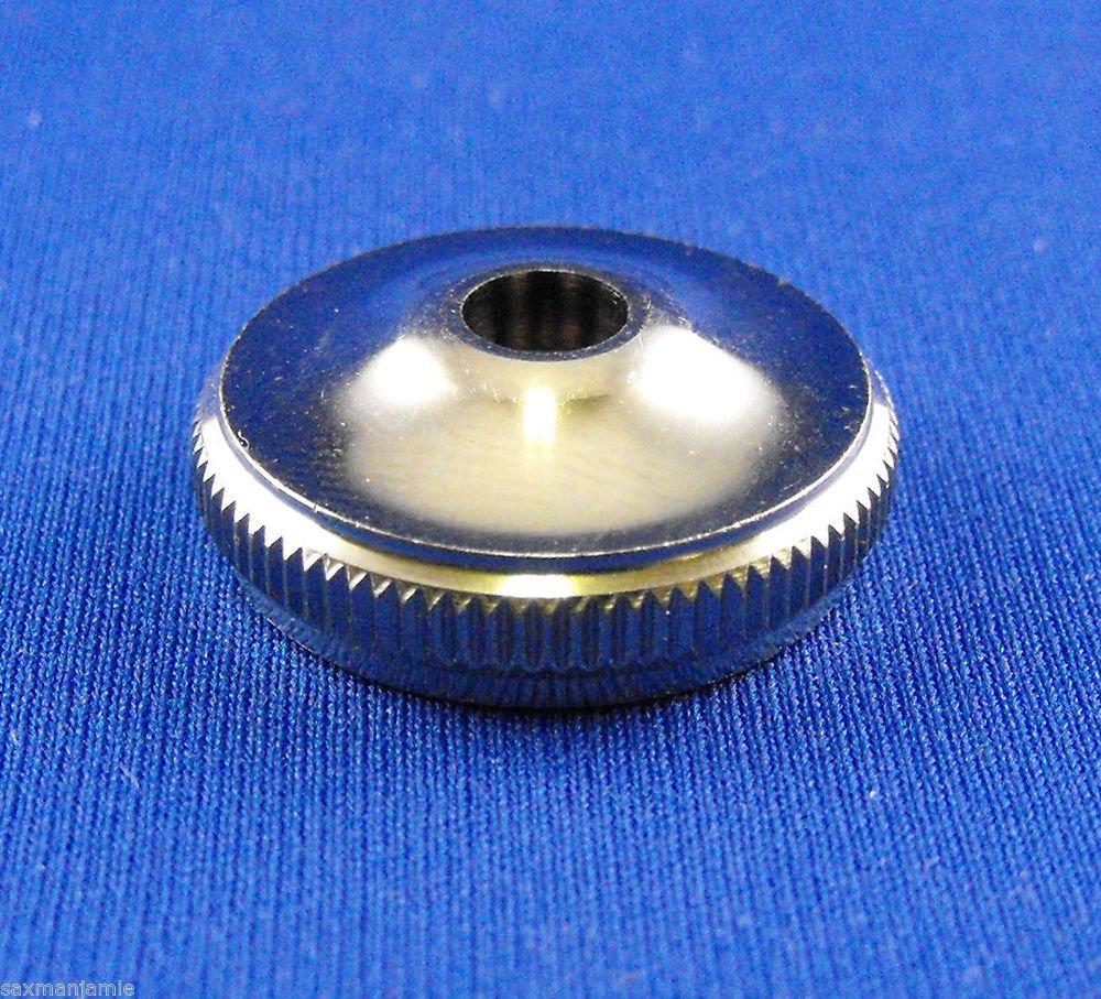 Genuine Bach TR305 TR305S Trumpet Valve Bottom Cap Bright Nickel Finish