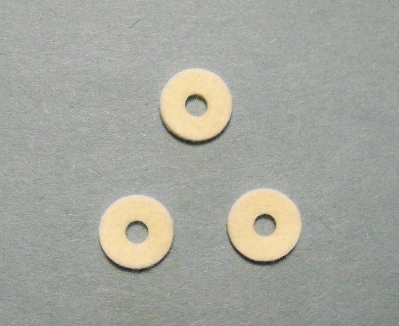 Bundy or Liberty Trumpet, Cornet Valve Stem Felts
