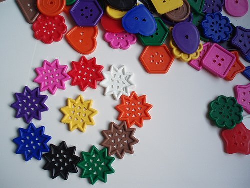 Big Counting Buttons for Sewing, Sorting, and Stringing...