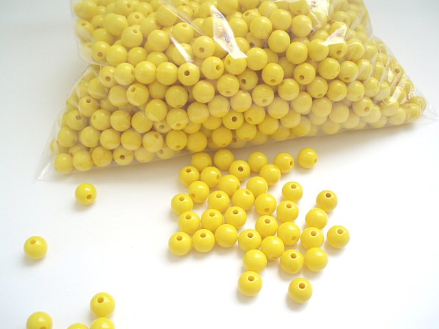 Beads: Yellow (5 oz, over 500 units)