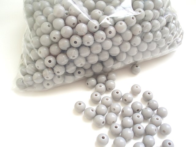 Beads:Light gray (5 oz, over 500 units)