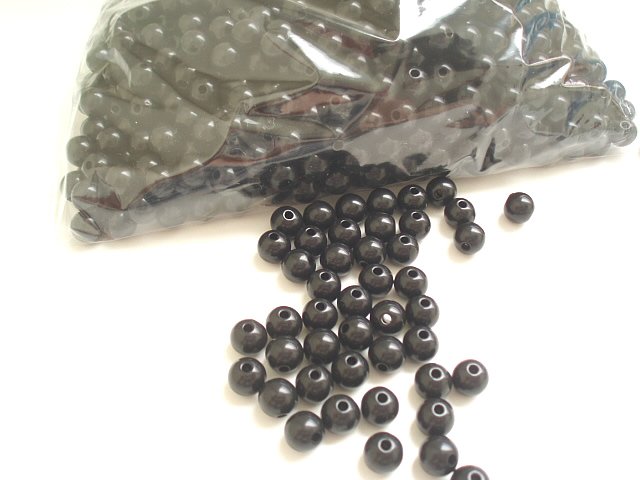 Beads:Black (5 oz, over 500 units)