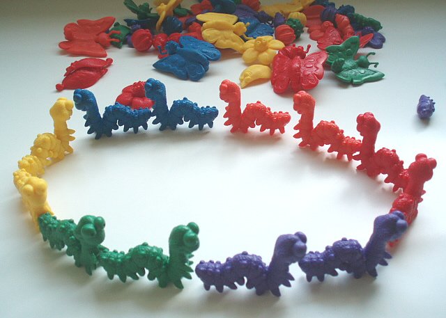 Butterfly Lifecycle Stages Sorting, Couting and Color Matching