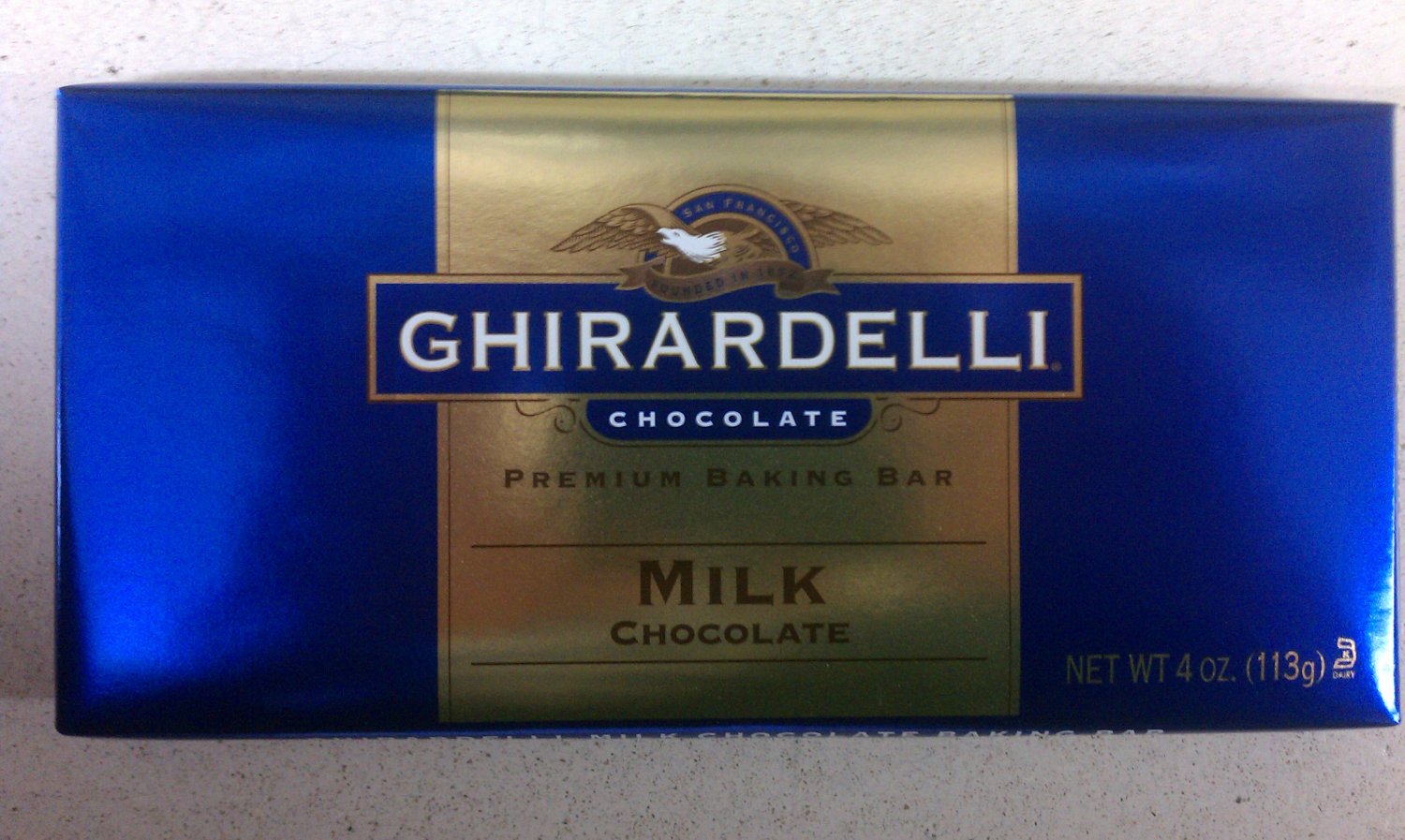 Ghirardelli Milk Chocolate Premium Baking Bar 4 oz (Pack of 10)