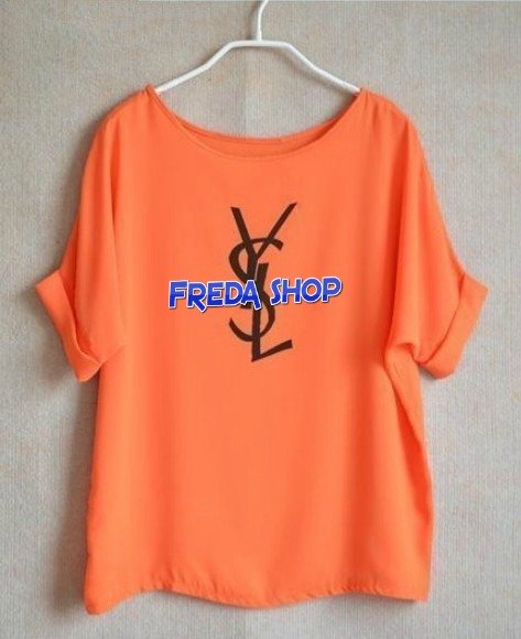 WOMEN SAINT LAURENT SHORT SLEEVE T-SHIRT