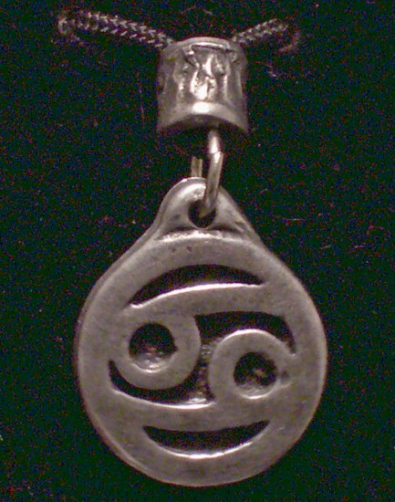 Pewter Cancer Pendat