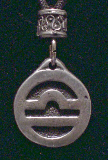 Pewter Libra Pendant