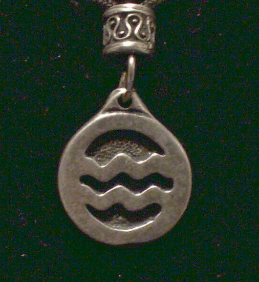 Pewter Aquarius Pendant