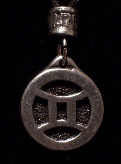 Pewter Gemini Pendant